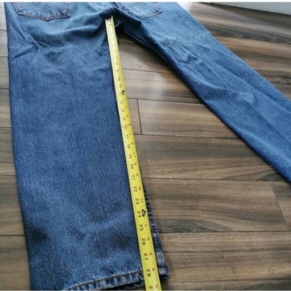 Levi's 505 Regular Fit Straight Leg Jeans Medium Wash | Men's 38x30 - Picture 7 of 12